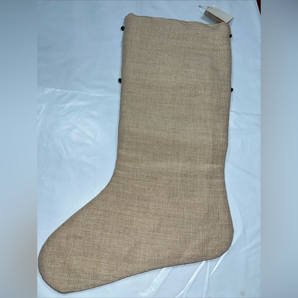 New Scottish Terrier STOCKING Scottie Tan Black Red Christmas Jute cotton BELLS - Picture 5 of 12